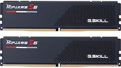 G.Skill Ripjaws S5 96GB DDR5 RAM cu 2 module (2x48GB) și Viteză 6400 pentru Desktop