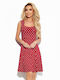 Numoco 241-2 Summer Mini Dress Red
