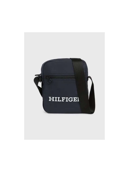 Tommy Hilfiger Shoulder / Crossbody Bag with Zipper & Adjustable Strap Navy Blue