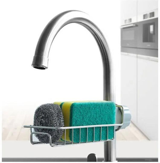 Aria Trade Küchenspülen-Organisatoren Schwamm-Halter Aus Inox Silber 16.5x10x5cm