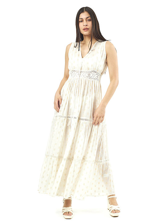 Verde Summer Maxi Dress Beige