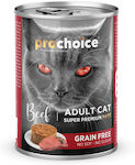 Prochoice Wet Food for Adult Cats In Can with Calf 1pc 400gr