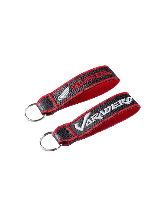 HONDA VARADERO keychain made of leatherette - Black