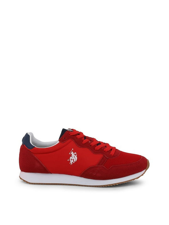 U.S. Polo Assn. JANKO4056S9_TS1_Red Ανδρικά Sneakers Κόκκινα