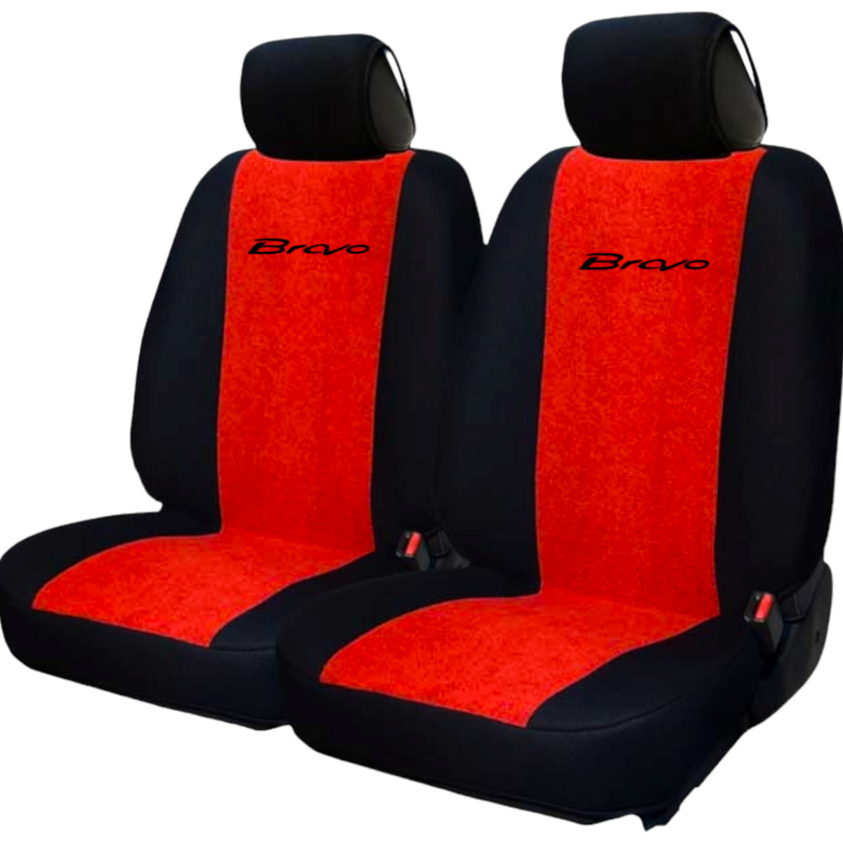 Towel Front Covers 2pcs Black / Red AC-39454