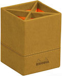 Federtasche Rhodia 8x8x11cm Kupfer 194522