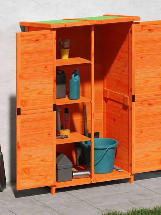 Wooden Garden Shed L0.83xW0.57xH1.4m