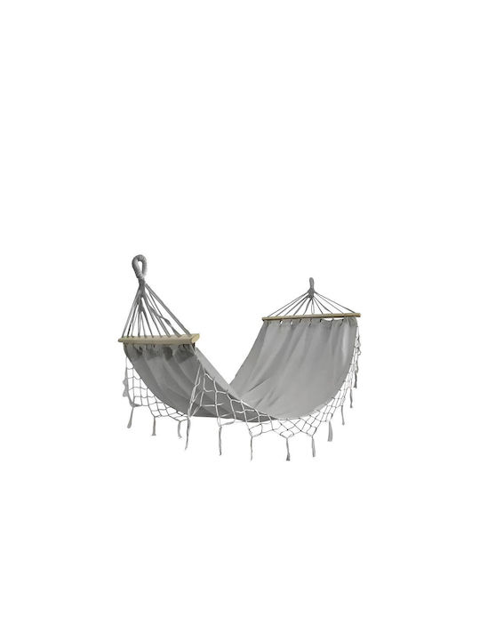 Aria Trade Single Hammock Gray 200x100cm