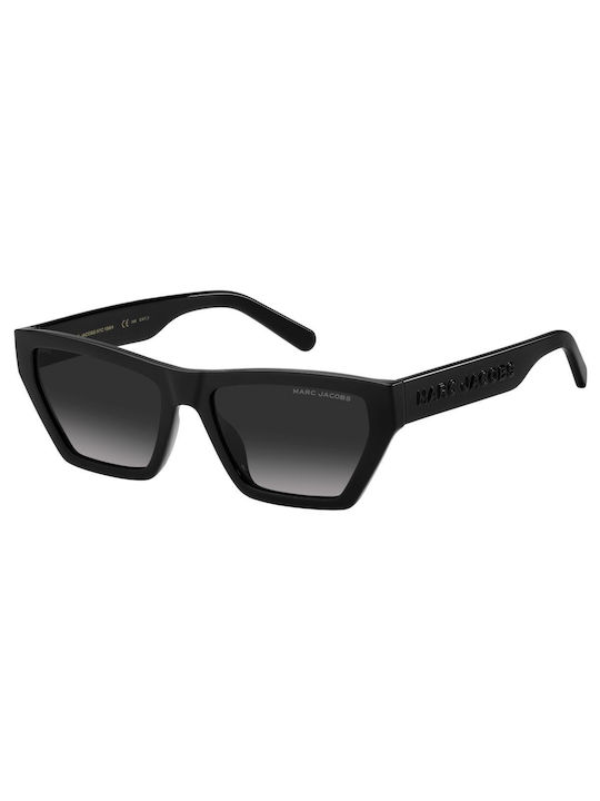 Marc Jacobs Women's Sunglasses with Black Acetate Frame and Black Gradient Lenses MARC 657/S 807