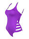 Rock Club BP4003 One-Piece Swimsuit with Padding Purple