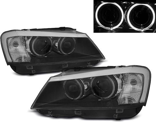 Sonar Μπροστινά Φανάρια Angel Eyes για BMW X3 2τμχ
