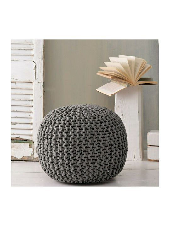 Bean Bag Stool Waterproof Mayo Gray 45x45x30cm