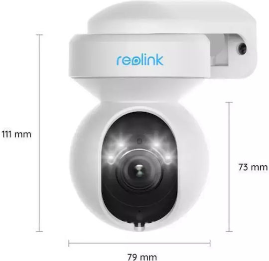 Reolink E1 v2 IP Überwachungskamera Wi-Fi 4K Wasserdicht mit Zwei-Wege-Kommunikation und Objektiv 2.8mm