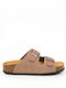 Дамски Анатомични Кожени Сандали Flatforms Puro