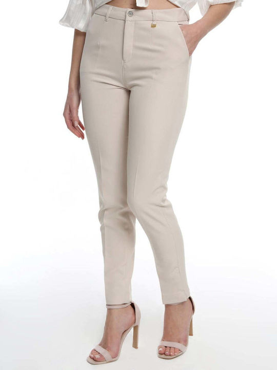 Tresor Dama Pantaloni Chino Bej