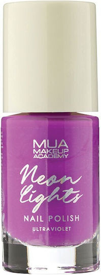 MUA Neon Polish Glossy Βερνίκι Νυχιών Μακράς Διαρκείας Ultraviolet 8ml