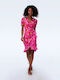 Rochie mini Emilia DVFDW2R002PTLSP-C0061 Fuchsia