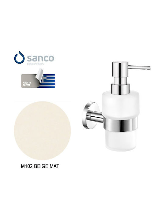 Sanco Ergon Wall Mounted Glass Dispenser Beige