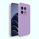 Bodycell Square Liquid Back Cover Silicon Viole...