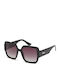 Solano Women's Sunglasses with Black Plastic Frame and Gray Polarized Lens SS20929A