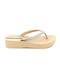 Ipanema Frauen Flip Flops in Beige Farbe