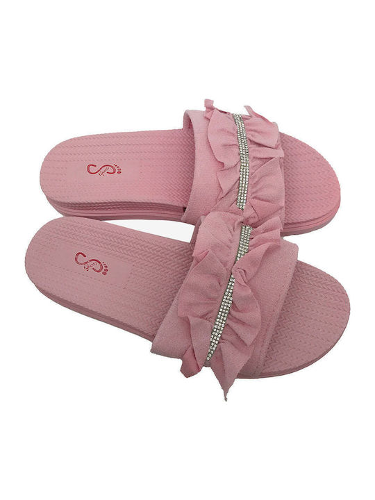 Ustyle Slides σε Ροζ Χρώμα