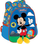 Must Disney Mickey Mouse Adventure Seeker Σχολική Τσάντα Πλάτης Νηπιαγωγείου σε Μπλε χρώμα