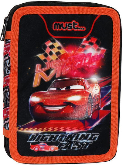 Must Team Disney Cars Lighting Fast Federmäppchen Gefüllt Rot