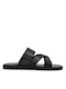 Mexx Leder Herrensandalen in Schwarz Farbe