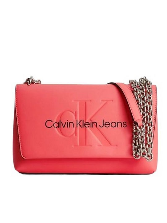 Calvin Klein Damen Tasche Crossbody Rot