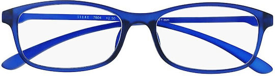 Silac Lesebrille +2.25 in Blau Farbe 7604