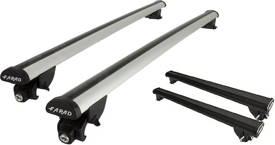 Farad 120cm. (with Roof Rack Legs and Lock) Silver