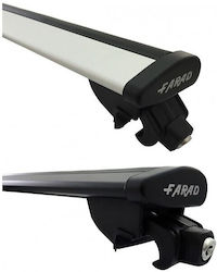 Farad Car Roof Bars Aluminum for BMW X3 / X5 / E53 Silver