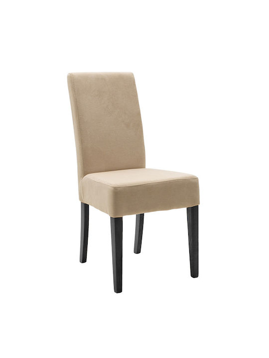 Ditta Dining Room Fabric Chair Ecru 45x58x96cm