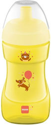 Mam Sports Educational Sippy Cup Plastic Yellow for 12m+m+ 330ml