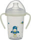 Nip Space Educational Sippy Cup Plastic with Handles White for 6m+m+ 270ml