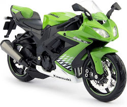 Maisto ZX-10R LIME 2010 Φιγούρα Μοντελισμού Μηχανή σε Κλίμακα 1:12 1εκ.