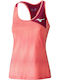 Mizuno Women's Athletic Blouse Sleeveless Orange