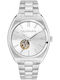 Trussardi Herrenuhr Automatisch mit Silbernem Rostfreien Stahlarmband