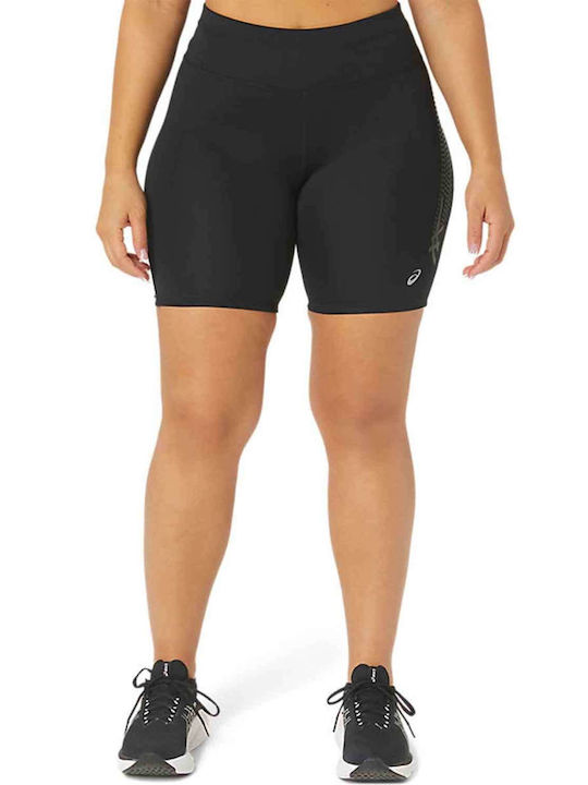 ASICS Icon Sprinter Frauen Kurze Hosen Leggings Hochgeschnitten Schwarz