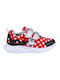 Queen Mother Kids Sneakers with Scratch Red