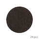 5Five Round Felt Furniture Protectors with Sticker 120 Pieces