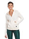 BodyTalk Women's Hooded Cardigan White