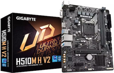 Gigabyte H510M H V2 rev. 1.0 Motherboard Micro ATX με Intel 1200 Socket