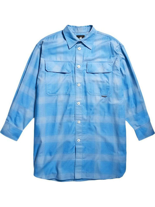 G-Star Raw Γυναικείο Πουκάμισο Albastru deschis