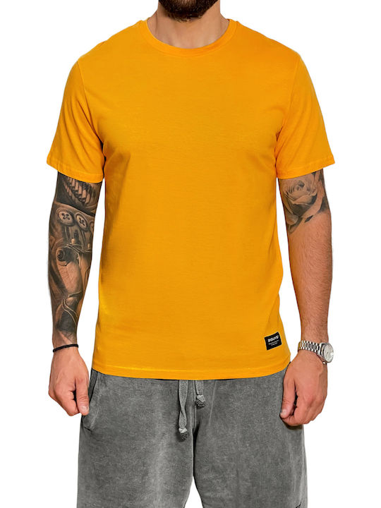 3Guys Ronald Men's Short Sleeve T-shirt Yellow