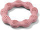 Babyono Teething Ring made of Silicone for 0 m+ Pink 1pcs