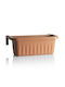 ITALY Planter Box Pandantiv 50x18.5cm în Culoare Portocaliu 30217