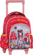 Graffiti Gorjuss School Bag Trolley Kindergarten in Red color