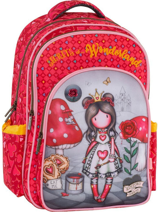 Graffiti School Bag Backpack Elementary, Elementary in Red color